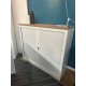 Armoire basse Vinco blanche