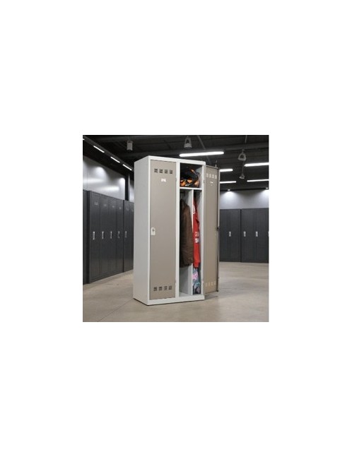 Vestiaire métallique industrie salissante 2 personnes