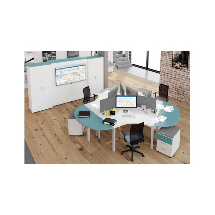 Bureau 3 personnes neuf