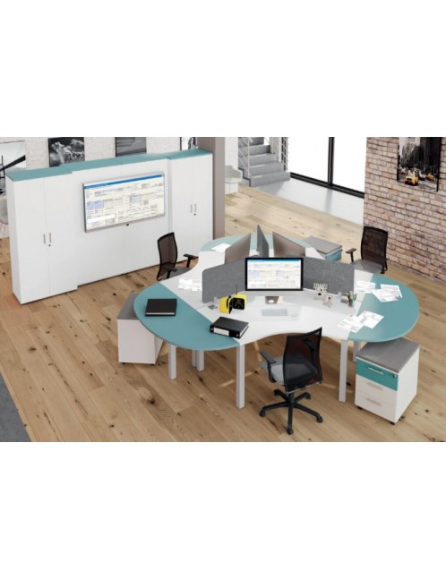 Bureau 3 personnes neuf