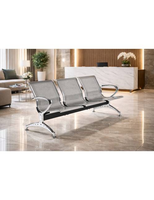 Poutre d'accueil chromé