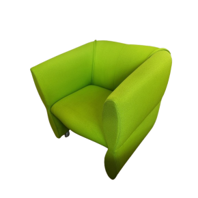 Fauteuil d'accueil sur roulettes
