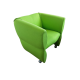 Fauteuil d'accueil sur roulettes