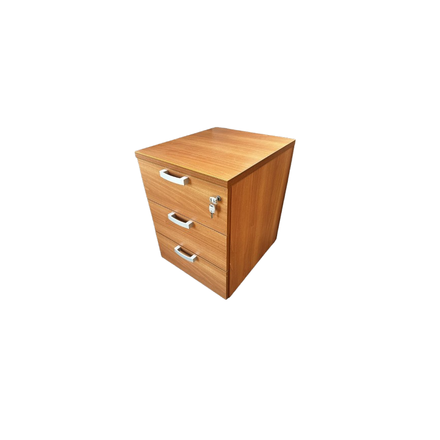 Caisson mobile merisier