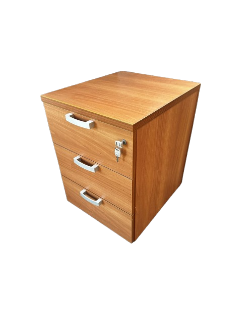 Caisson mobile merisier