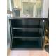 Armoire basse noire L 100  cm