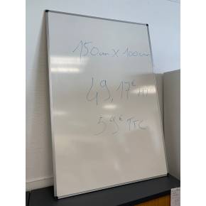 Tableau laqué blanc