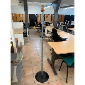 Porte manteau gris/bois