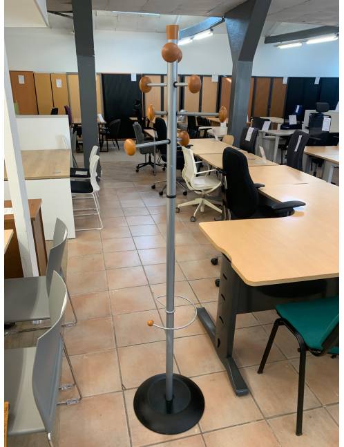 Porte manteau gris/bois