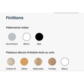 Extension de bureau 160x60