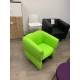 Fauteuil d'accueil sur roulettes