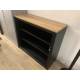 Armoire basse avec top en bois
