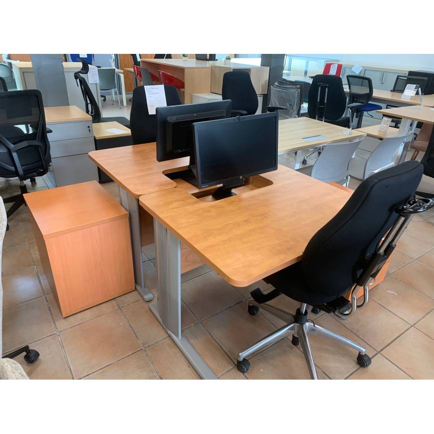 Ensemble complet de 2 bureaux