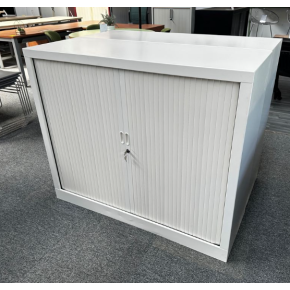 Armoire basse Vinco blanche