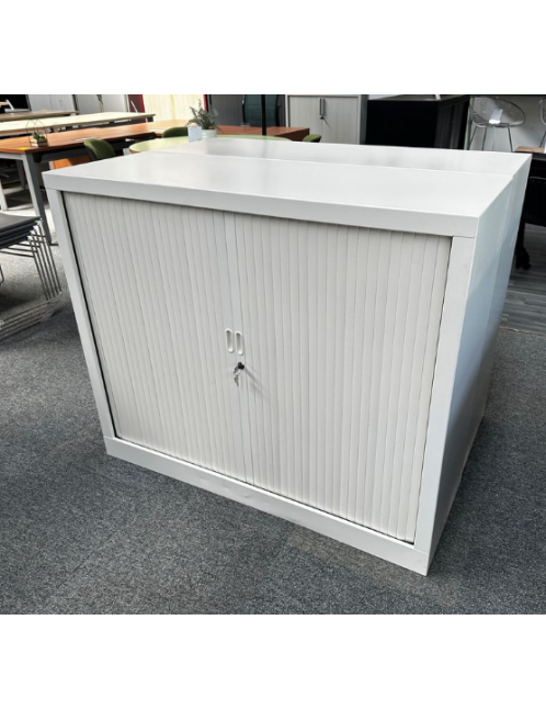 Armoire basse Vinco blanche