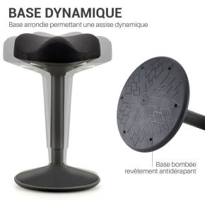 Tabouret de bureau dynamique