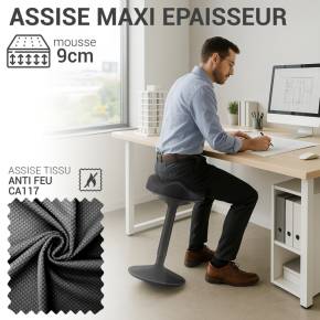 Tabouret de bureau dynamique