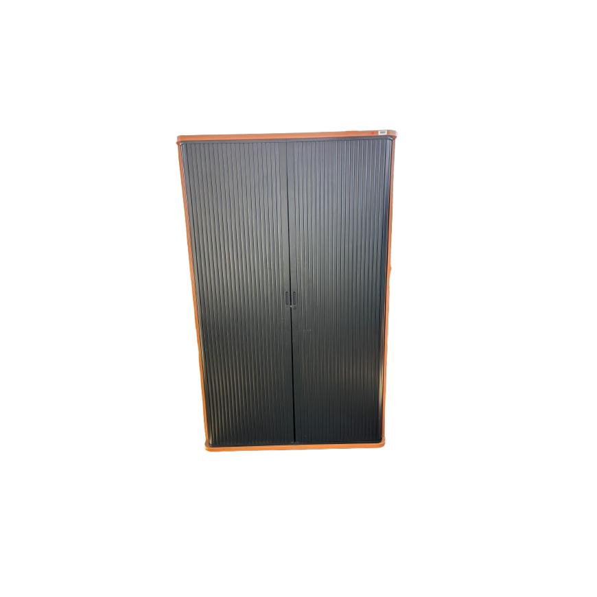 Armoire haute bicolore en bois