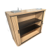 Armoire basse bois 3