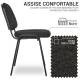 Chaise de réunion Line gris