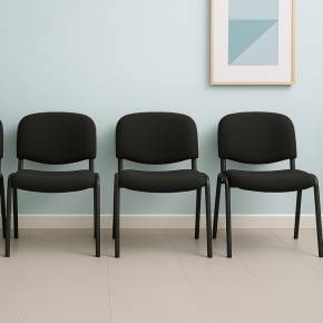 Chaise de réunion Line noire