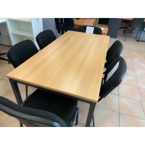 Table polyvalente chêne clair