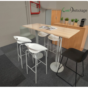 Table haute chene fil
