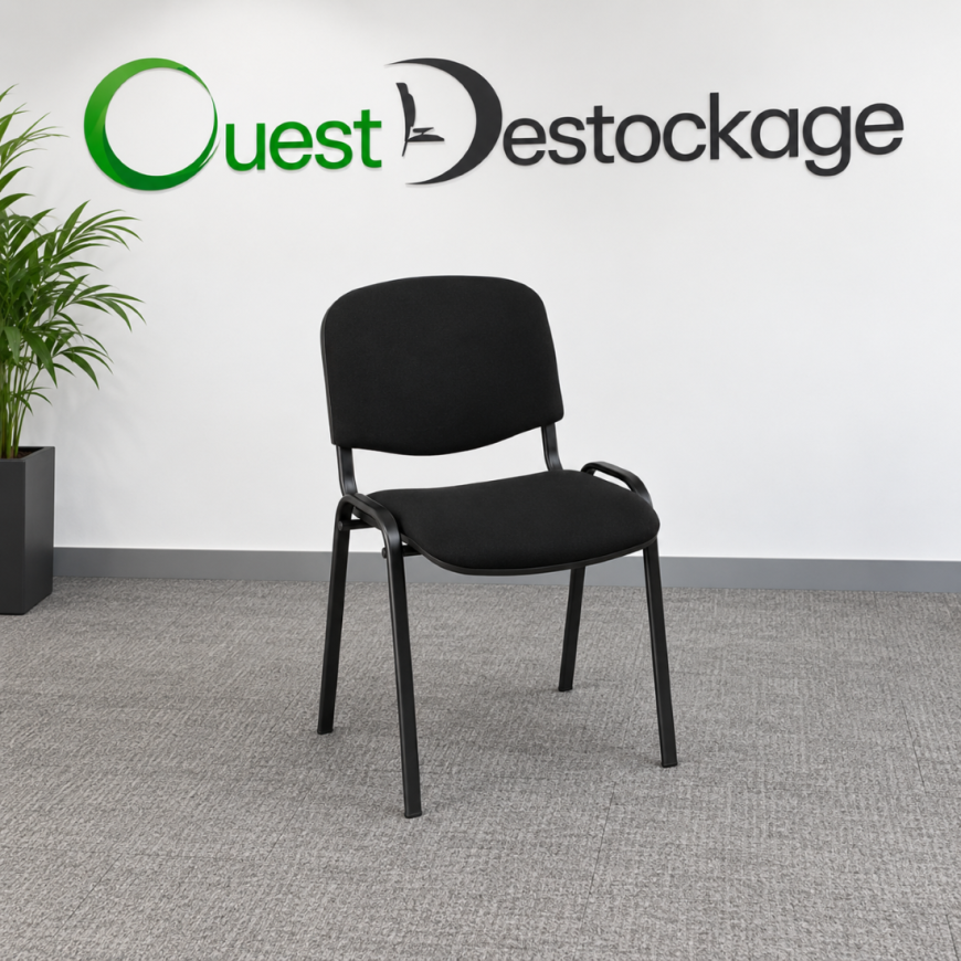 Chaise de réunion Line grise anthracite